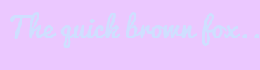 Image with Font Color CFDFFF and Background Color EBC8FF